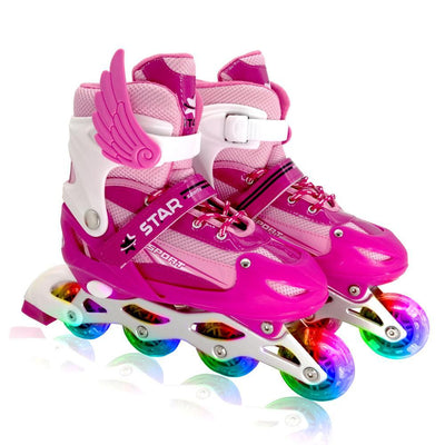 Patines en Línea Ajustables para Niños con Luces LED Intermitentes - Image 9