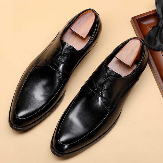 Zapatos de Cuero Ejecutivos Versátiles - Diseño Articulado para Hombre