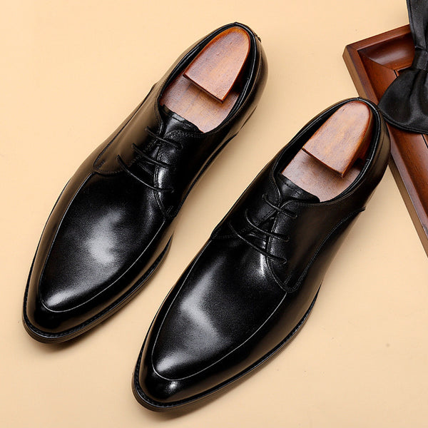 Zapatos de Cuero Ejecutivos Versátiles - Diseño Articulado para Hombre
