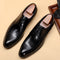 Zapatos de Cuero Ejecutivos Versátiles - Diseño Articulado para Hombre