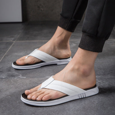 Sandalias de Cuero para Hombre - Chanclas de Playa Cómodas y Elegantes - Image 3