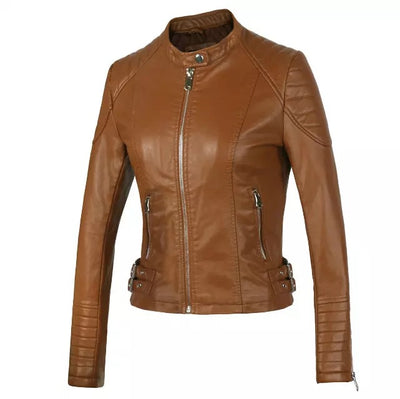 Chaqueta de Cuero PU para Motociclista - Estilo Europeo - Image 16