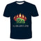 Playera Infantil Estampado 3D Cuello Redondo Manga Corta