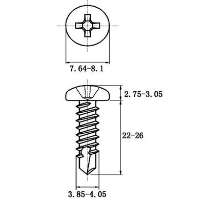 Tornillos de Acero Inoxidable con Espiga Helicoidal y Ranura Phillips - Image 13