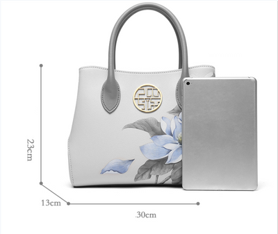 Bolso de Cuero para Mujer Estilo Oriental Elegante - Image 9