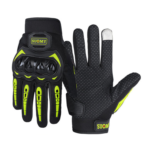Guantes de Motocicleta con Protección de Cáscara de Piel de Oveja para Hombre - Image 8