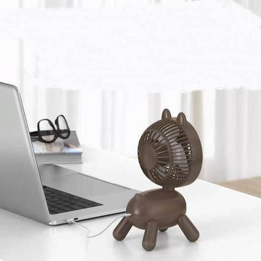 Ventilador de Escritorio USB Recargable Silencioso con Cabeza Móvil - Image 4