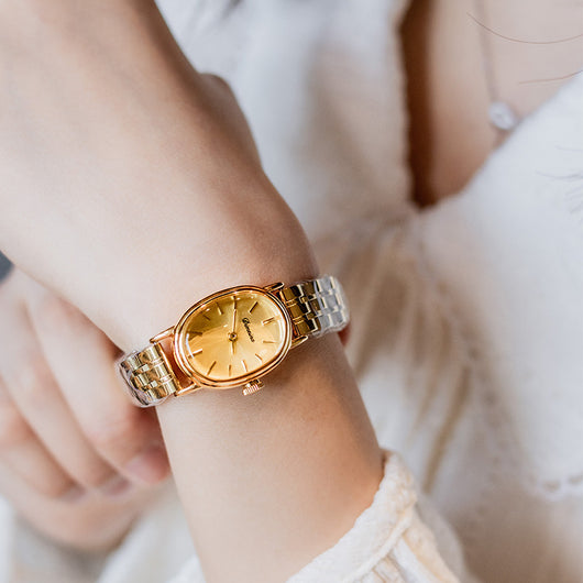 Reloj Acero Oval Estilo Antiguo para Mujer - Image 2