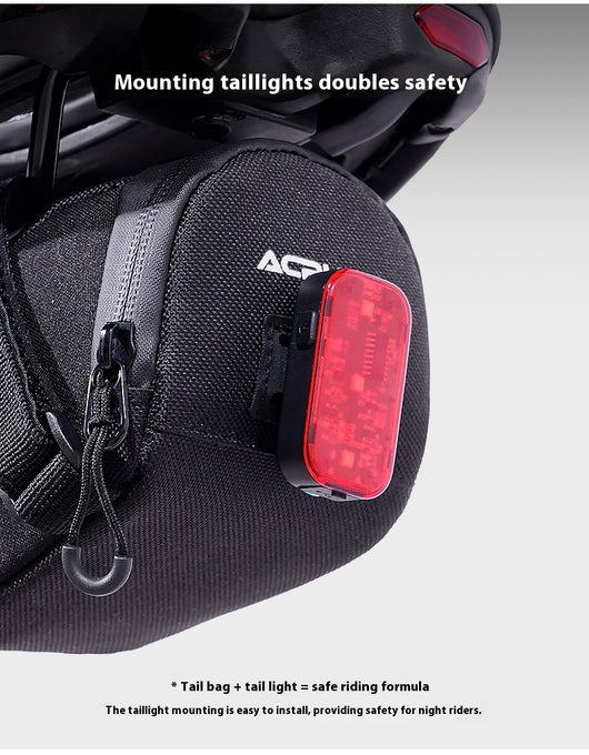 Bolsa Trasera Impermeable para Bicicleta con Luz LED Integrada - Image 13