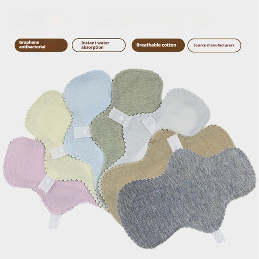 Toalla Sanitaria Reutilizable con Grafeno Antibacterial y Encaje Lavable