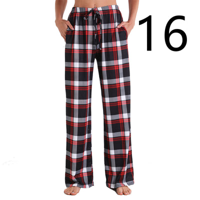 Pantalones Deportivos Casuales con Cintura Elástica y Bolsillos para Mujer - Image 19