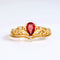 Niche Simple Original Design Crown Ring Dorado Adjustable opening