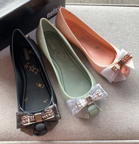 Zapatos Melissa Star con Moño y Plataforma Interna