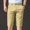 Pantalones Cortos de Algodón Ice Silk Rectos para Hombre