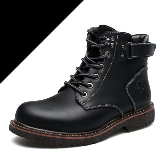 Botas de Cuero Casuales Mid-cut para Hombre - Image 7