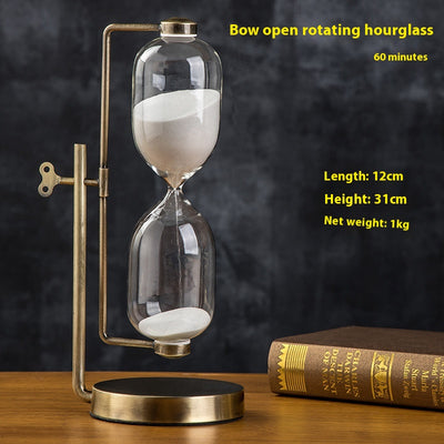 Reloj de Arena Decorativo de Madera 15 Minutos para Escritorio y Estudio - Image 9