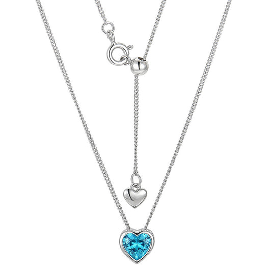 Collar Corazón Océano Plata 925 con Circones - Diseño Delicado para el Escote - Image 4