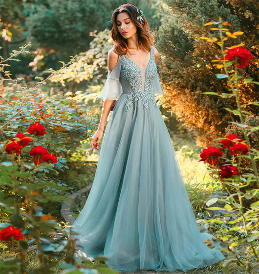 Vestido de Noche Elegante para Novia y Brindis de Boda - Image 8