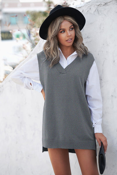 Chaleco Tejido Liso para Mujer - Estilo Casual y Versátil - Image 16