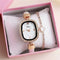Conjunto Reloj Pulsera Mujer Cuarzo con Cinturón Mármol y Cristales