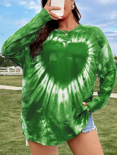 Playera Navideña Estampada Talla Grande para Mujer, Manga Larga - Image 42