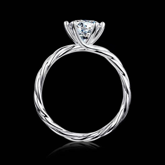 Anillo de Moissanita con Diseño de Vid Elegante para Mujer - Image 12