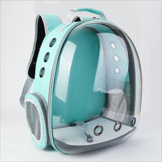 Mochila Panorámica Transparente para Mascotas - Uso Todo Clima