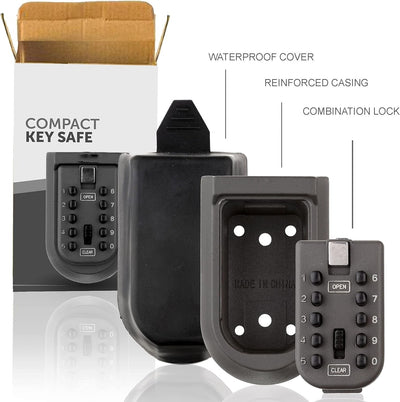 Caja de Seguridad Metálica con Contraseña - Almacenamiento Impermeable para Exteriores - Image 12