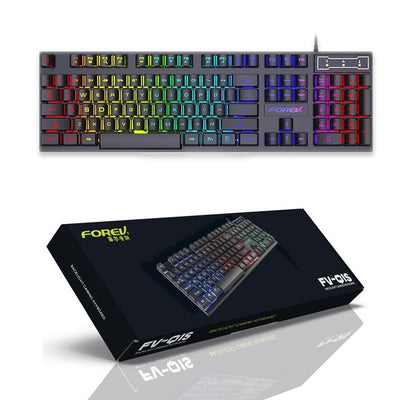 Teclado Iluminado con Cable para Computadora de Escritorio y Portátil - Image 5