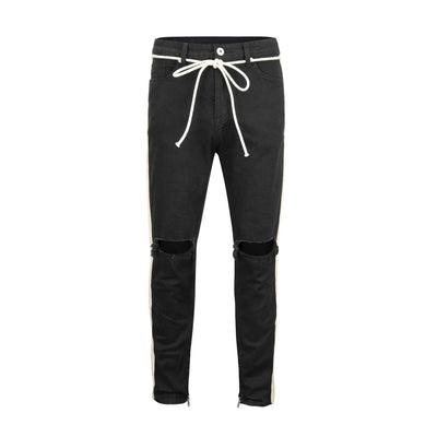 Jeans Ajustados Rotos con Tobillera - Image 19
