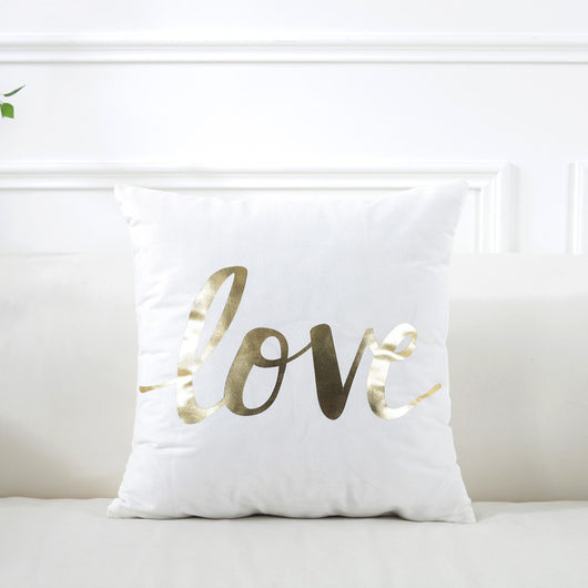Funda de Almohada Dorada Super Suave para el Hogar - Image 17