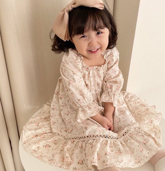 Vestido Infantil Estilo Coreano para Niñas