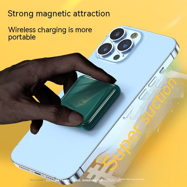 Batería Portátil 10000 mAh con Carga Inalámbrica Rápida Ultra Delgada