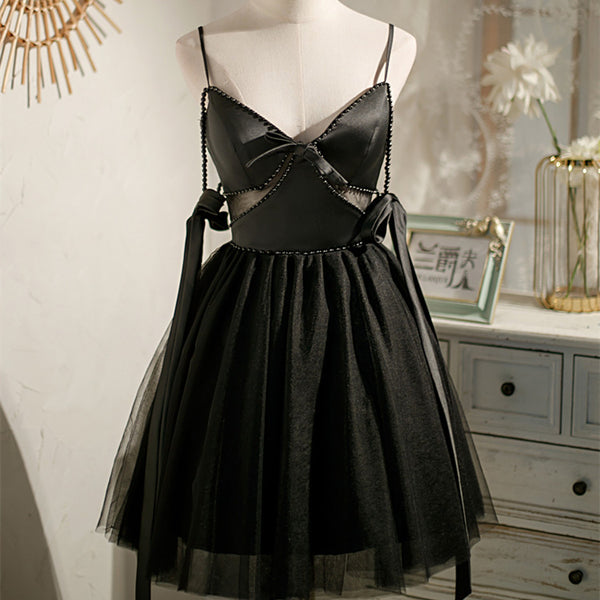 Vestido Corto Industrial Pure Sense Negro - Estilo Compacto