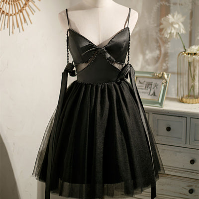 Vestido Corto Industrial Pure Sense Negro - Estilo Compacto
