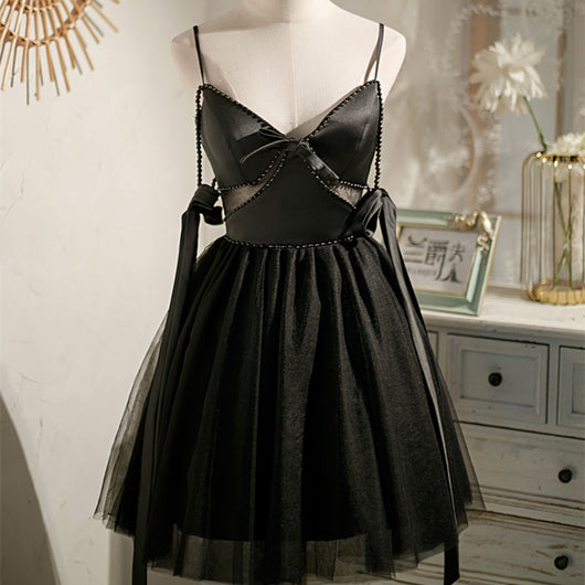 Vestido Corto Industrial Pure Sense Negro - Estilo Compacto