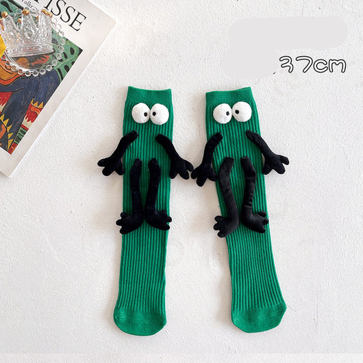 Calcetines Cortos de Algodón Puro con Muñeca Adorable - Diseño para Parejas - Image 18