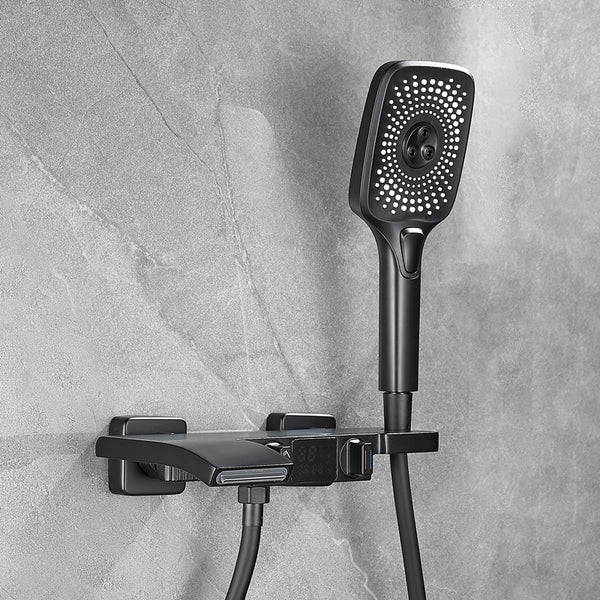 Juego de Grifo Mezclador para Bañera con Agua Fría y Caliente - Image 6