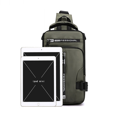Mochila Cruzada Multifuncional para Hombre - Bolsa Pecho y Hombro - Image 14