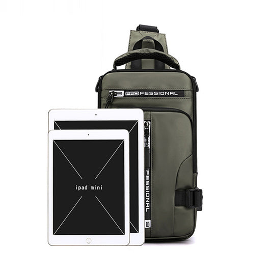 Mochila Cruzada Multifuncional para Hombre - Bolsa Pecho y Hombro - Image 14