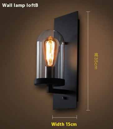 Lámpara de Pared Industrial Retro para Dormitorio y Pasillos - Image 8