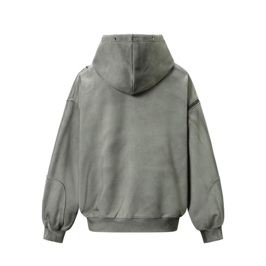 Chamarra Hoodie Retro Vintage Efecto Desgastado - Image 18