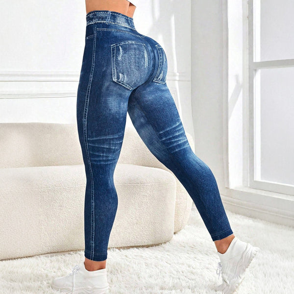 Jeans Deportivos de Alta Elasticidad con Efecto Levantador