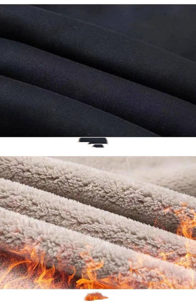 Pantalones de Chándal Juveniles Oversized con Forro Térmico para Invierno - Image 9