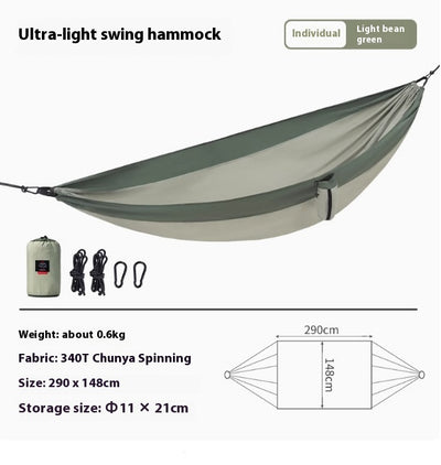 Hamaca Doble Portátil Anti-Vuelco para Camping y Exterior - Image 11