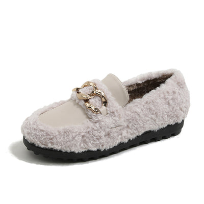 Pantuflas Invierno Mujer con Suela Gruesa y Forro de Terciopelo - Image 9