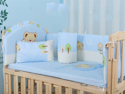 Juego de cama de algodón para bebé de cinco piezas - Image 4