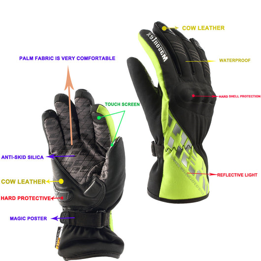Guantes Impermeables y Cortavientos para Motocicleta - Image 9