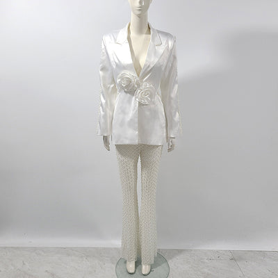 Conjunto de Dos Piezas con Lentejuelas Perladas y Gasa - Image 19