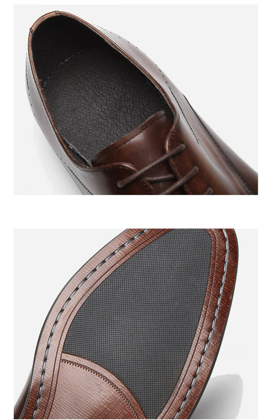 Zapatos de Novio Elegantes con Detalles Tallados en Cuero - Image 12